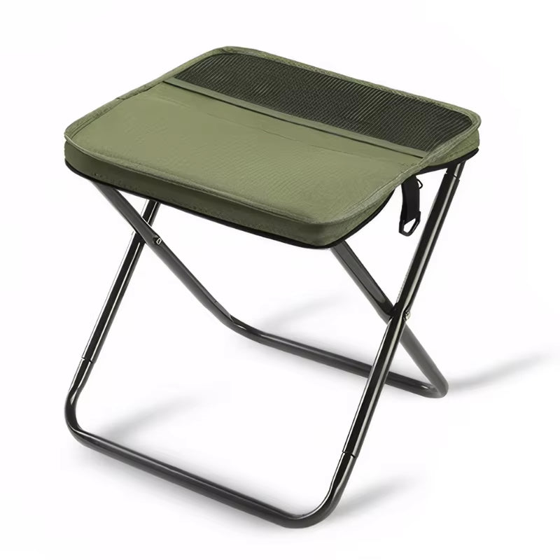Portable Foldable Backpack Stool Lightweight Compact Camping Chair for Outdoor Fishing Picnic Hiking Travel and Emergency