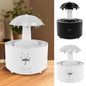 Creative Umbrella Water Drop Air Humidifier with Colorful Light Raindrop Aroma Essential Oil Diffuser Aromatherapy Humidifier